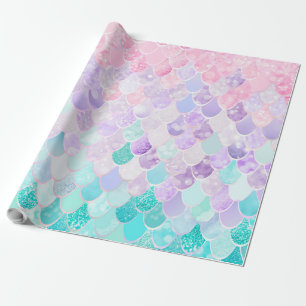 Papel de papel de embrulho elegante cor-de-rosa da