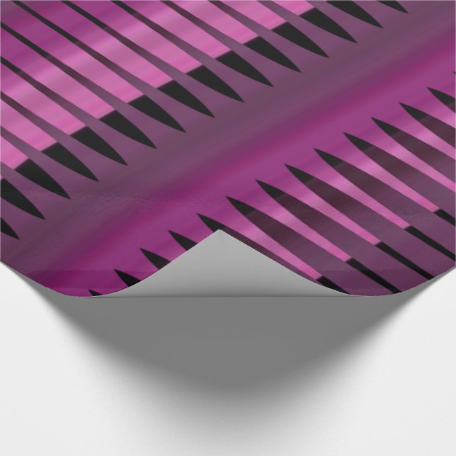 Papel de papel de embrulho roxo cor-de-rosa da (Ponta)