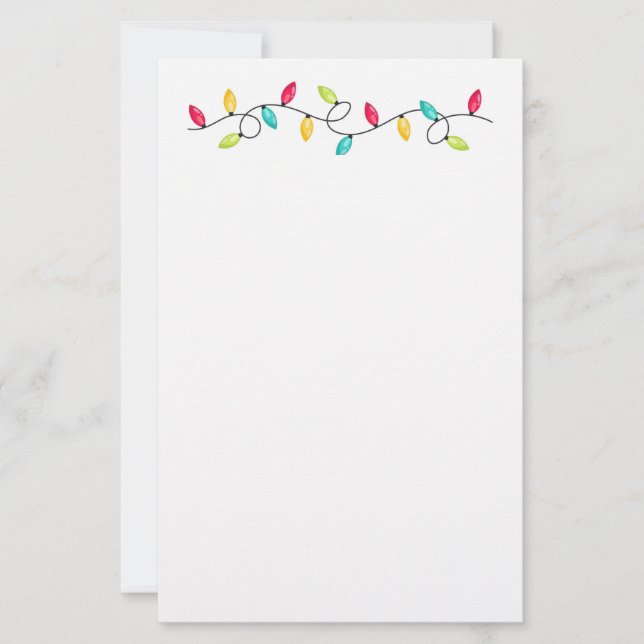 Papel de Papelaria de Férias (Frente)