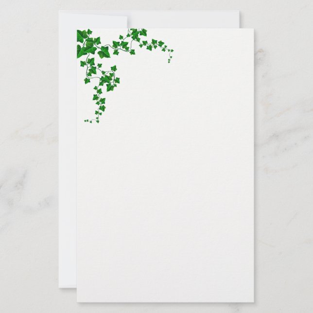 Papel de papelaria de Ivy (Frente)