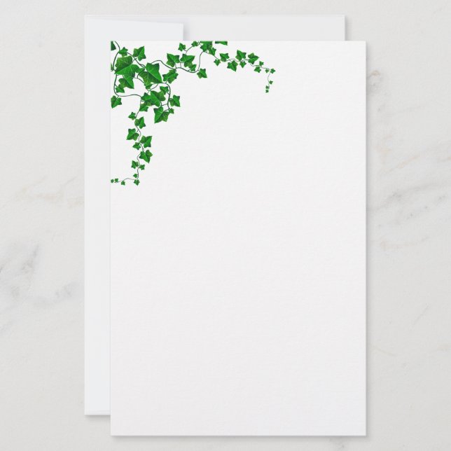 Papel de papelaria de Ivy (Frente)