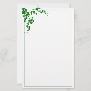 Papel de papelaria de Ivy