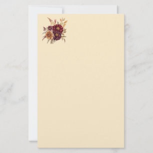 Papel de Papelaria Floral