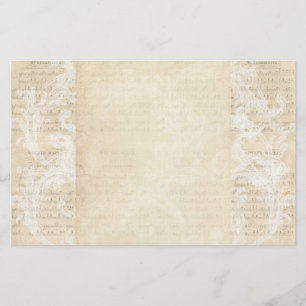 Papel de Papelaria Folha de Música Vintage Creme