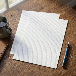 Papel de papelaria minimalista com linhas