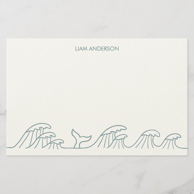 Papel de papelaria para crianças costeiras (Frente)