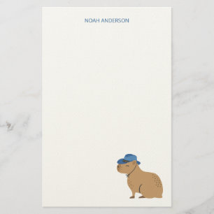 Papel de papelaria para crianças de animais Cowboy