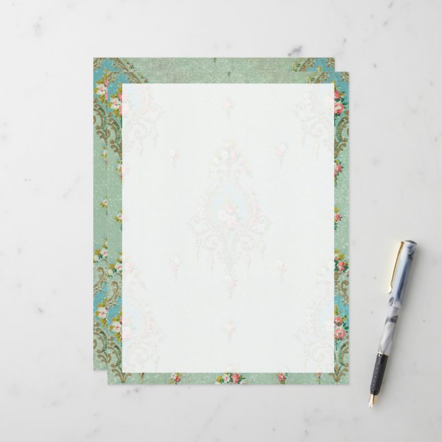 Papel de papelaria para Escrevendo em letra sem li (Frente/Verso In Situ)