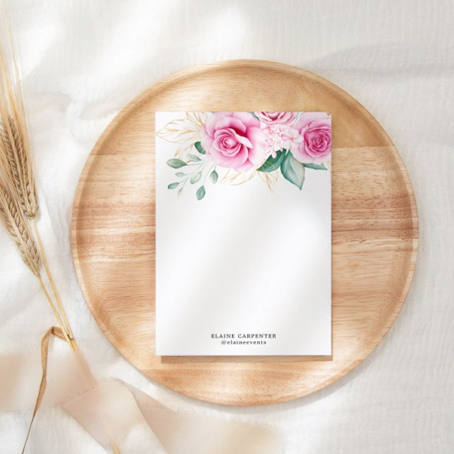 Papel de papelaria para monograma floral de jardim (Criador carregado)