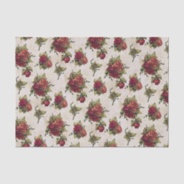 Papel de parede antigo da rosa vermelha