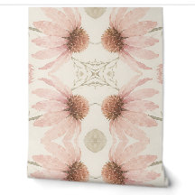 Papel de Parede com Padrão de Aquarela de Coneflow