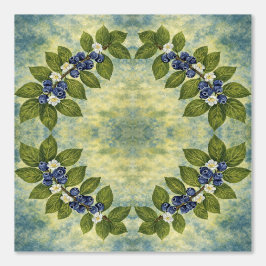 Papel de Parede Coroa de Mirtilo Vintage