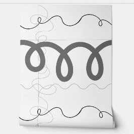 Papel de parede das linhas Abstrato a preto e bran