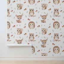 Papel de Parede de Animais da Floresta para Berçár