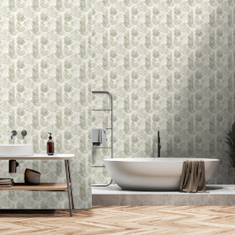 Papel de parede de elementos de ervas do estilo ja