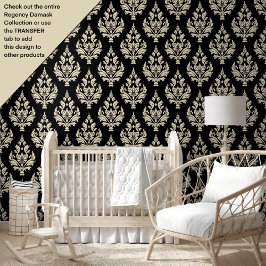 Papel de parede de folga Damask Scroll Inspirado p