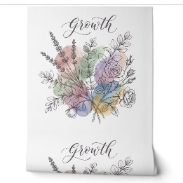 Papel de Parede de Vinil Liso Jardim Botânico Aqua