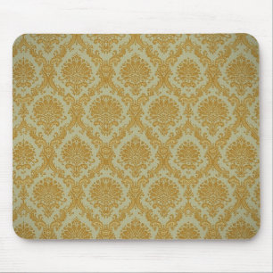 Papel de parede Dourado Mousepad do damasco
