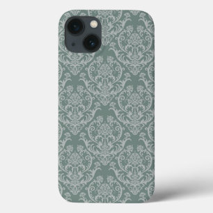 Papel de parede floral verde