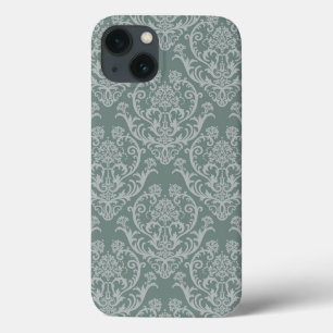 Papel de parede floral verde