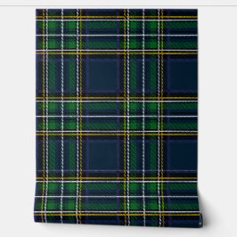 Papel de parede para Xadrez de Tartan verde e azul