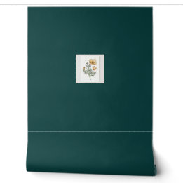 Papel de Parede Texturizado com Ilustração Botânic
