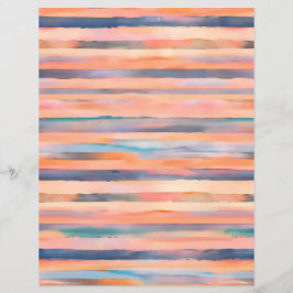 Papel de pasta de cor de pêssego listras de papel