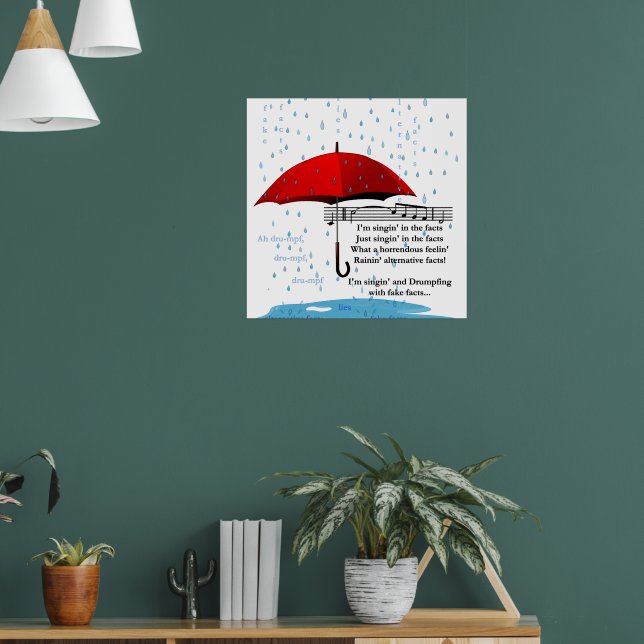 Papel de Poster de Valor de Fatos Alternativos Chu (Sala de Estar 1)