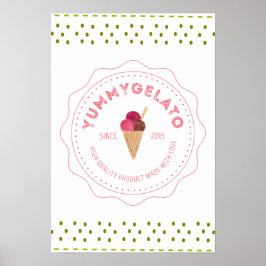 Papel de Poster de Valor Yummy Gelato 20x16 (Matte