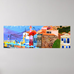 Papel de poster grego do valor da costa (Matte)