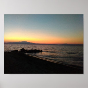 Papel de Poster para Mar e Valor Sunset