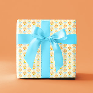 Papel De Presente 1º Aniversário do Pato