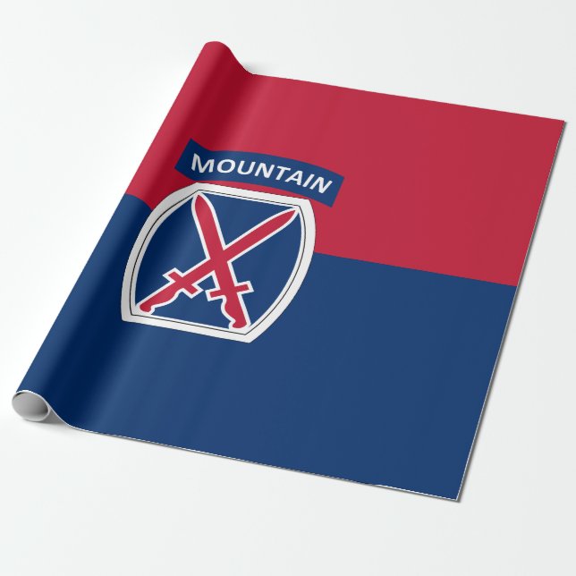 Papel De Presente 10ª Divisão de Montanha (Desenrolado)