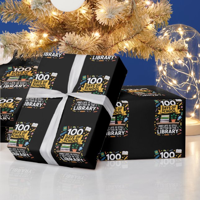 Papel De Presente 100 Dias De Escola E A Vida Ainda É Melhor (Feriados)