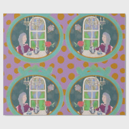 Papel De Presente 10:15 in LALATOWN Wrapping Paper 2