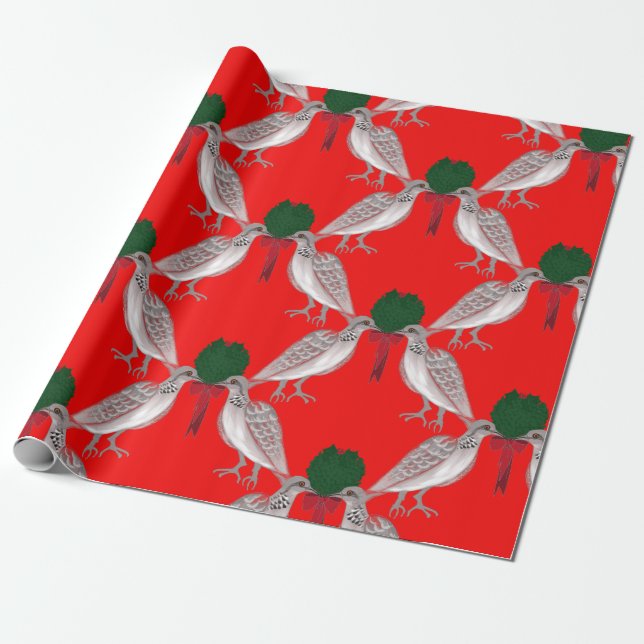 Papel De Presente 12 dias de Natal - Duas Tartarugas (Desenrolado)