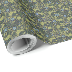 Papel De Presente 1890 Vintage William Morris Seaweed
