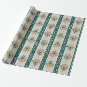 Papel De Presente 1920 Deco Stripe