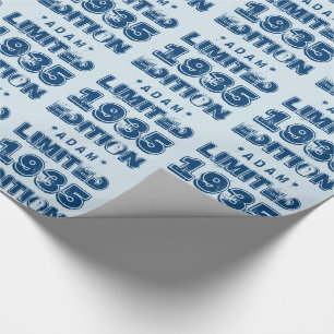 Papel De Presente 1935 ou em qualquer ano, Birthday Limited Edition