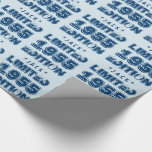 Papel De Presente 1955 ou Any Year Birthday Limited Edition 60th V4Z<br><div class="desc">1955 ou Qualquer Ano Birthday Limited Edition 60th V4Z. Procurando um presente de aniversário único? Aqui está um presente de aniversário de nascimento personalizado divertido. E! o texto é personalizável, portanto você pode alterar ou adicionar um nome, adicionar um sentimento ou alterar um ano. Tudo depende de você... para que...</div>