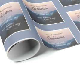 Papel De Presente 20º Aniversário de Ordenação Parabéns