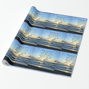 PAPEL DE PRESENTE 23ª DESIGN DE FOTO DO SUNRISE PSALM