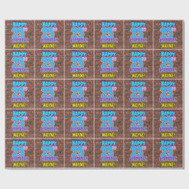 Papel De Presente 23º aniversário: Diversão, Grafite Urbano Inspirad