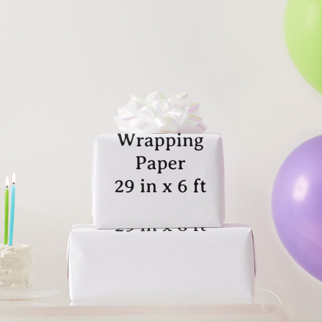 Papel De Presente 29 pol x 1,83 m Mate (Presentes para festas)