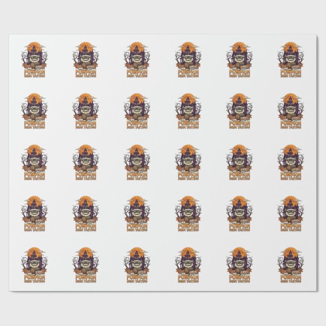 Papel De Presente 3º Degustação Anual de Cerveja de Abóbora Hallowee (Aberto)