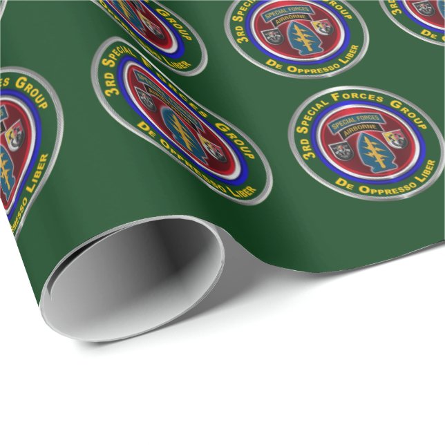 Papel De Presente 3º Grupo de Operações Especiais Aerotransportado (Ponta do rolo)