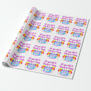 PAPEL DE PRESENTE 30 ANOS DE IDADE E PRONTO PARA A FESTA