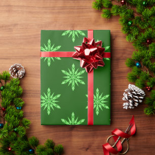 Papel De Presente 30 Polegadas * Espelho Verde De 60 Pés Brilhante