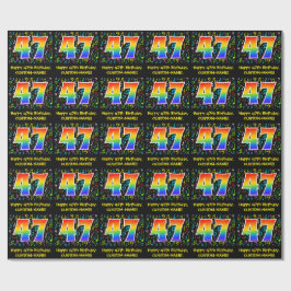 Papel De Presente 47.º aniversário: Símbolos de Música Coloridos, Ra