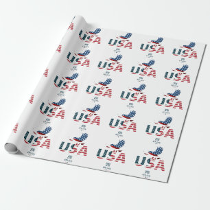 Papel De Presente 4 de Julho